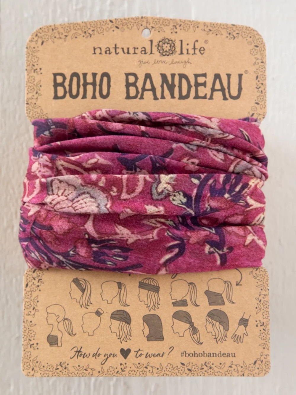 Natural Life Full-size Boho Bandeau Headband - Picture 2 of 14